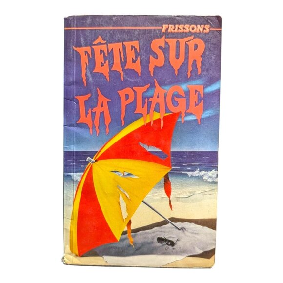 Other - FRISSONS Fête Sur La Plage #12 Héritage 1991 Roman Horreur Collection VTG